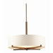 Organic Modern Fisher Island Pendant Shade in Ivory Fabric