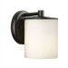 Midnight Round Outdoor Wall Sconce in Black