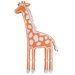 Small Giraffe in Brown (No Glitter)
