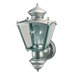 Motion Activated Four-Sided Charleston Coach Light in Silver