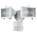 300 Watt Motion Activated Twin Security Light in White