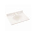 Everyday Essentials Ellipse 31" White Single Bowl Vanity Top