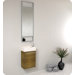 Pulito Small Modern Bathroom Vanity with Tall Mirror