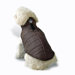 Puffy Dog Coat in Chocolate Brown