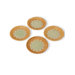 Ceramic and Rattan Coaster