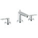BauLoop Double Handle Deck Mount Roman Tub Faucet Trim Lever Handle