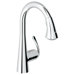 Ladylux&sup3; Caf&eacute; WaterCare Single Handle Centerset Vessel Pull-Down Kitchen Faucet