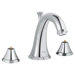 Kensington Water Care Widespread Bathroom Faucet Less Handles