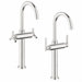 Atrio Single Hole Bathroom Faucet with Double Handles