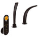 Ondus Digital Single Handle Deck Mount Roman Tub Filler with Handshower