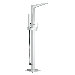 Allure Brilliant Single Handle Floor Standing Bathroom Faucet with Shower Holder