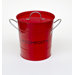 Compost Bucket with Liner in Red