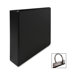 Round Ring Binder, 2" Capacity, 11"x8-1/2", Black