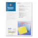Label, File Folder, Laser/Inkjet, 750 per Pack, Assorted