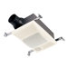 100 CFM Bathroom Fan with Heater and Fluorescent Light