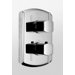 Soir&eacute;e Thermostatic Mixing Valve Trim with Dual Volume Control and Lever Handles
