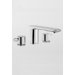 Aquia Double Handle Deck Mount Tub Only Faucet
