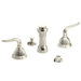 Ornate Triple Handle Vertical Spray Bidet Faucet