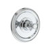 Classic Pressure Balance Thermostatic Faucet Shower Faucet Trim Only with Cross Handle