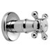 Classic 0.5" Wall Valve and Trim with Cross Handle (Hot)