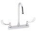 Commander Centerset Faucet with Double Wrist Blade Handles