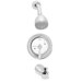 Sentinel Mark II Anti - Scald Balanced Dual Function Tub and Shower Faucet