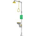 Safe-T-Zone Floor Mount  Combination Shower with Se-490 Eye / Face Wash, Action Deluge Showerhead and Pull Rod