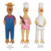 Workin Chickens Dog Toy