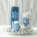 Crystal Snowflakes Peel and Stick Holiday Vinyl Decals