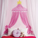 Pink Canopy Headboard Vinyl Peel and Stick Mural