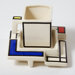 Mondriaan Teacup and Saucer