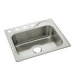 Southhaven 25" x 22" Single Bowl 4-Hole Stainless Steel Kitchen Sink