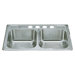 Middleton Self Rimming Double Bowl Kitchen Sink