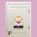 Ludo Door Sign - Girl Wall Decal