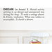 Blabla Dream (English) Wall Decal