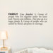 Blabla Family (English) Wall Decal