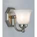 Trevi One Light Wall Sconce with Hexagon Shade
