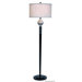 Titan One Light Floor Lamp in Ebony Lacquer