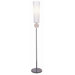 Pirouette One Light Floor Lamp in Polished Chrome