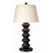 Saucer One Light Table Lamp in Espresso