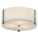 Apollo 9" 3 Light Flush Mount