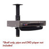 Accessory Shelf for Flat Panel Pole Installations