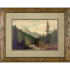 Mt. Fishing Framed Print