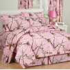 Camo Comforter Set in Pink