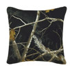 Camo Square Pillow in Black