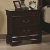 Louis Philippe 2 Drawer Nightstand