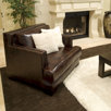 Emerson Top Grain Leather Accent Chair