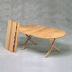 Teak Selandia Folding Dining Table With Extension