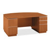 Milano 2 Double Pedestal Bow Front Desk