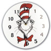 Dr Seuss Cat in the Hat Wall Clock